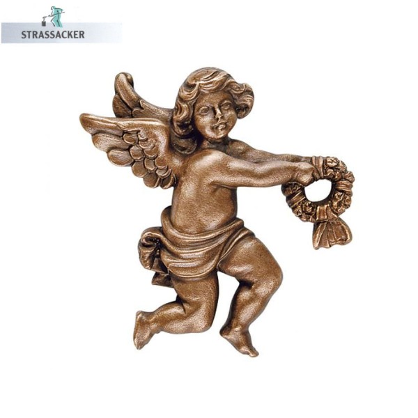 Engelrelief aus Bronze