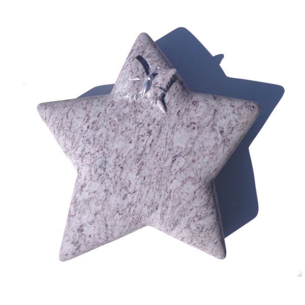 Kindergrabstein Stern aus Granit