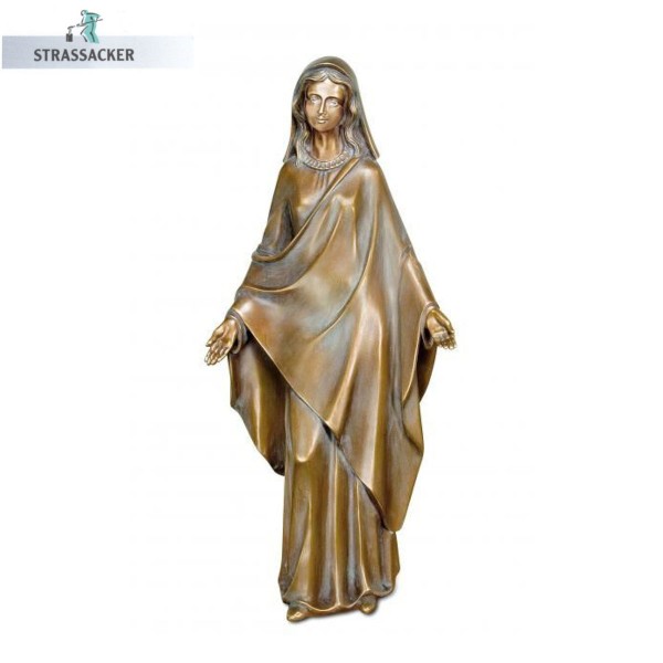 Vollplastische Madonna aus Bronze