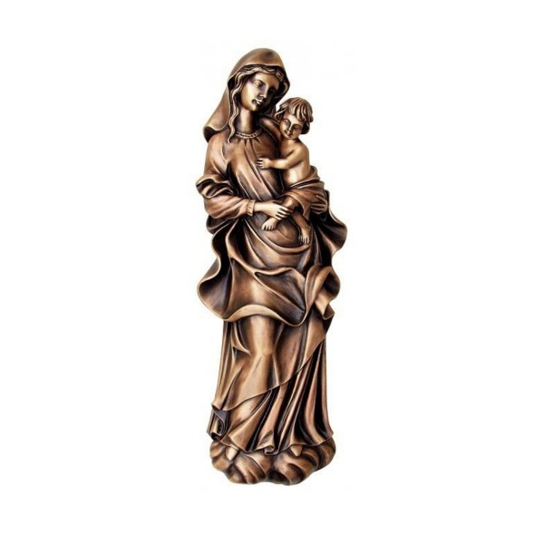 Madonna mit Kind aus Bronze