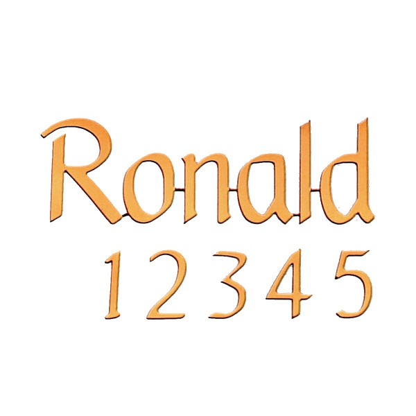 Grabsteinschriftzug Ronald