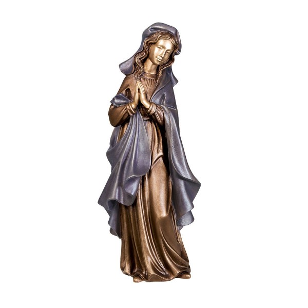 Madonna aus Bronze vollplastisch